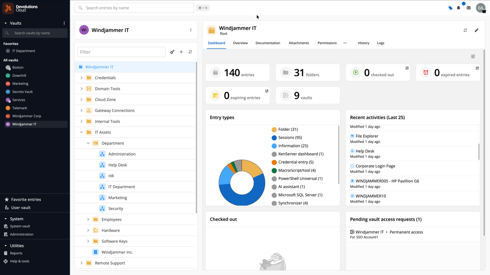 Devolutions Cloud screenshot